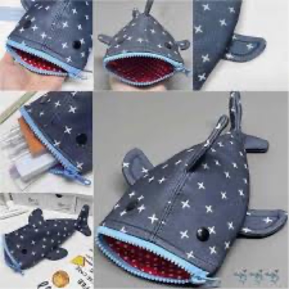 Shark-Shaped Pencil Case - Picture 5 of 5